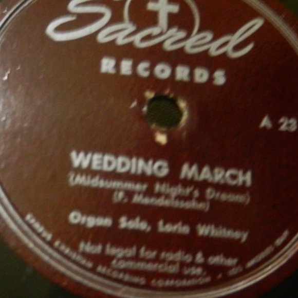 VTG victrola record Honeymoon Lane wedding music antique talking machine LP - Picture 3 of 9
